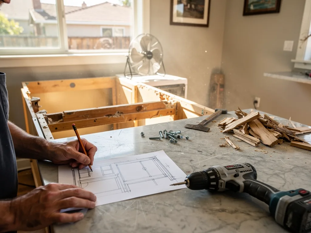 DIY vs when to call a pro for a typical kitchen remodel